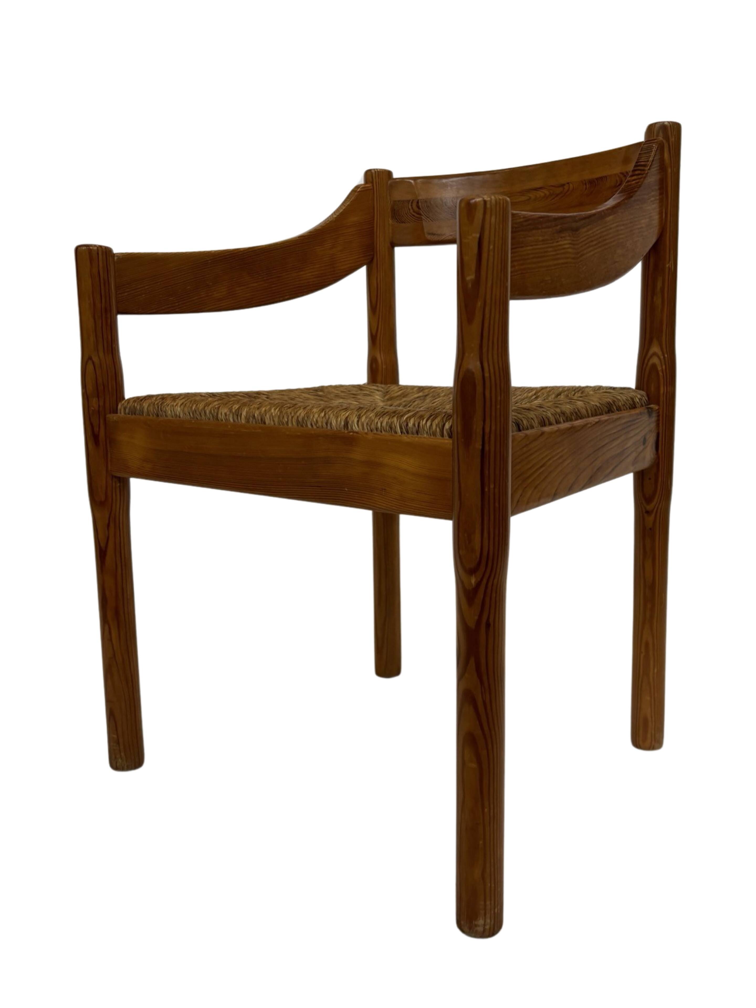 Carimate chair model 892 Vico Magistretti for Cassina