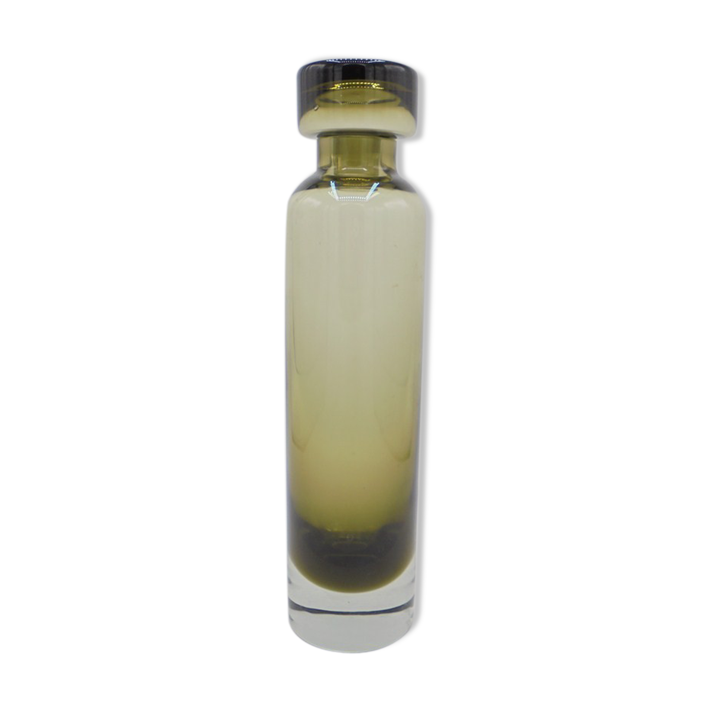 Smoked glass bottle