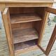 antique glass sideboard