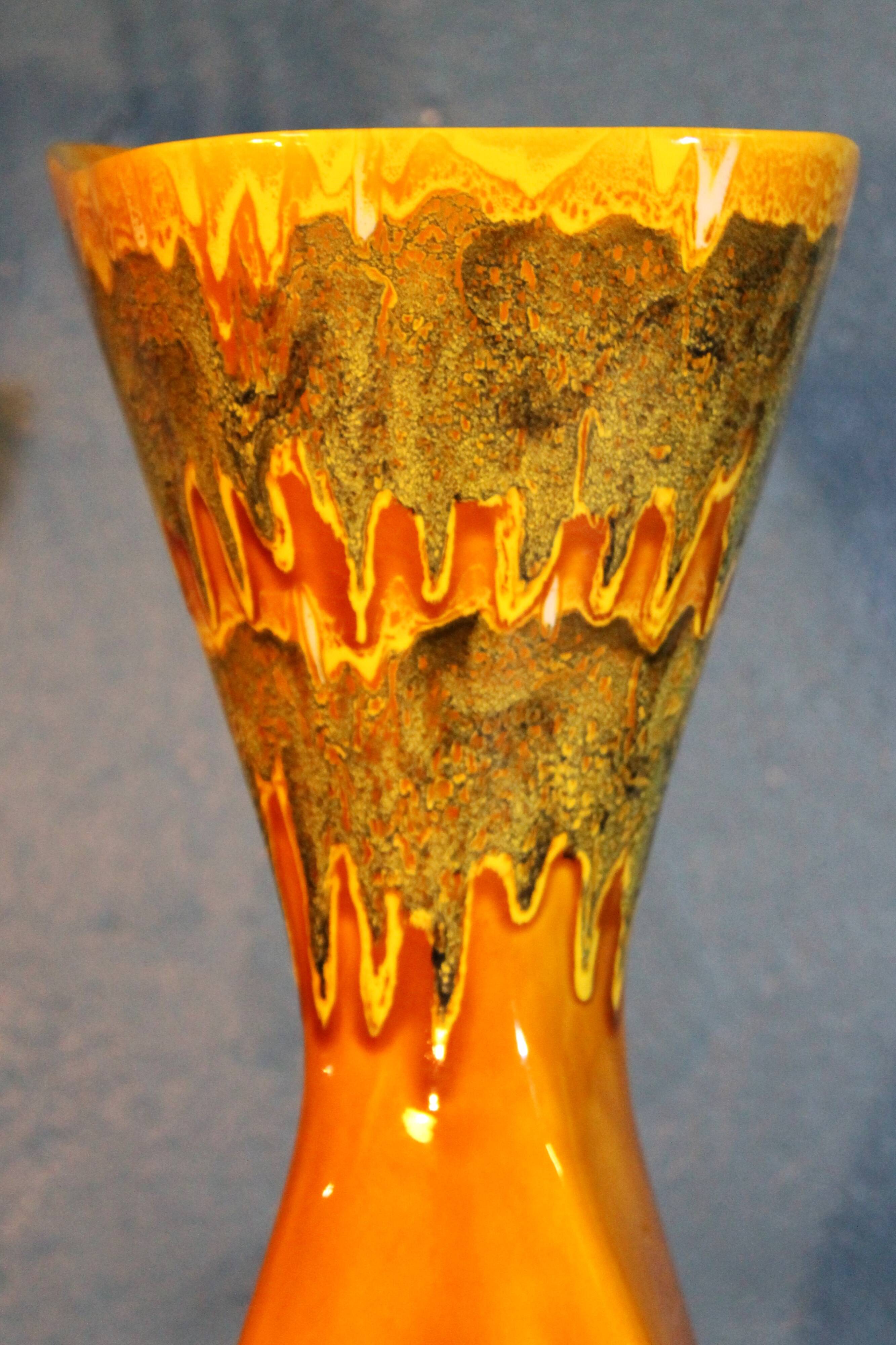 Ceramic vase "Lave" 1950s
