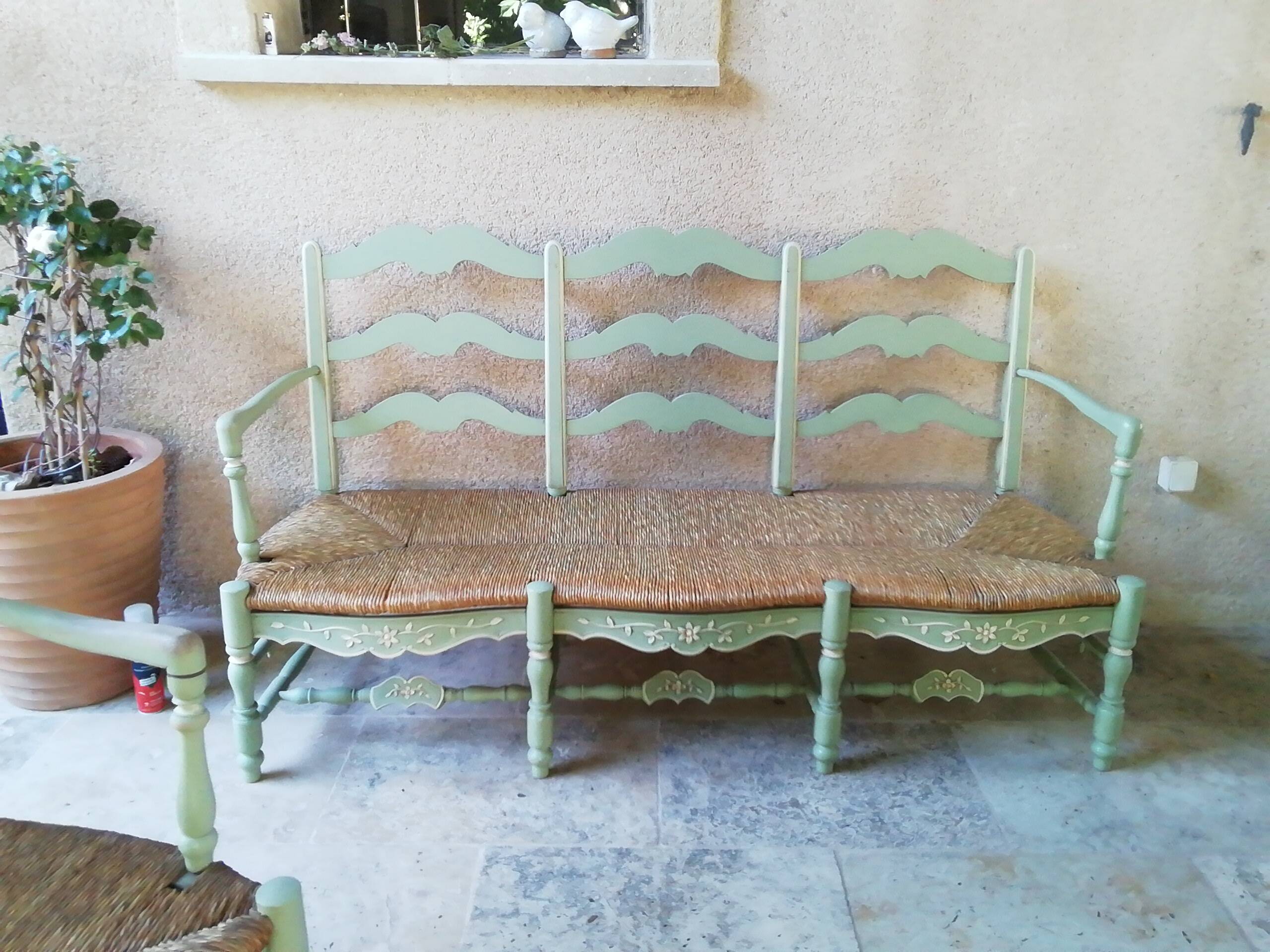 Salon radassier et 2 fauteuils