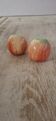 Apple salt and pepper shakers