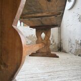 Monastery-style farmhouse table, pine, 210cm