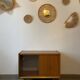 Small vintage 1960s display cabinet/TV unit