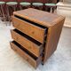 Wicker and rattan chest of drawers from the 1960s