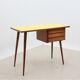 Mid century cherry wood desk with formica top