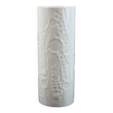 Large vase by gerold-porzellan op-art abstract relief decor 1960s/1970