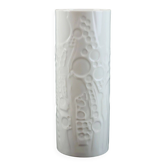 Large vase by gerold-porzellan op-art abstract relief decor 1960s/1970