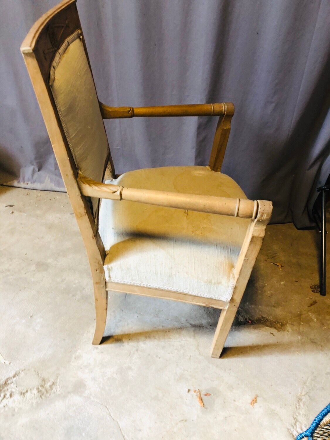 Rustic natural wood Chair