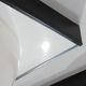 Paire d’appliques murales en acrylique italiennes extra large Space Age