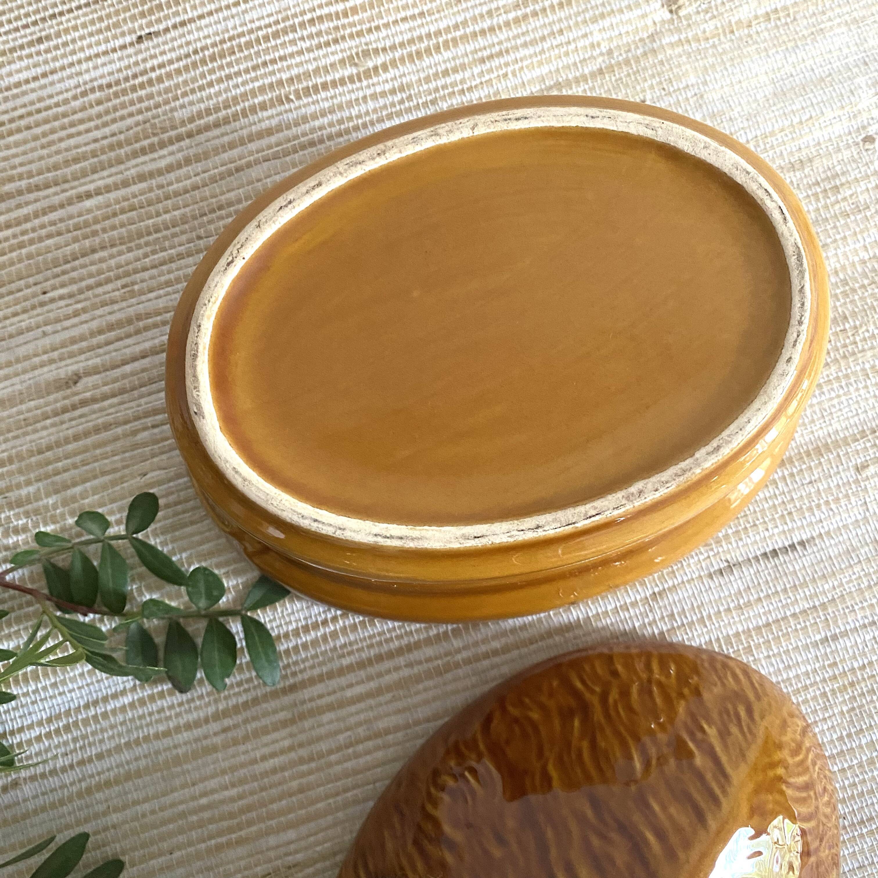 Ceramic goat, vintage zoomorphic terrine