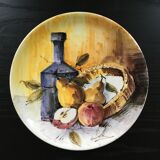 Plat décor nature morte