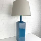 Le Klint Floor Lamp Model No. 357 in blue ceramic, glazed stoneware, Denmark