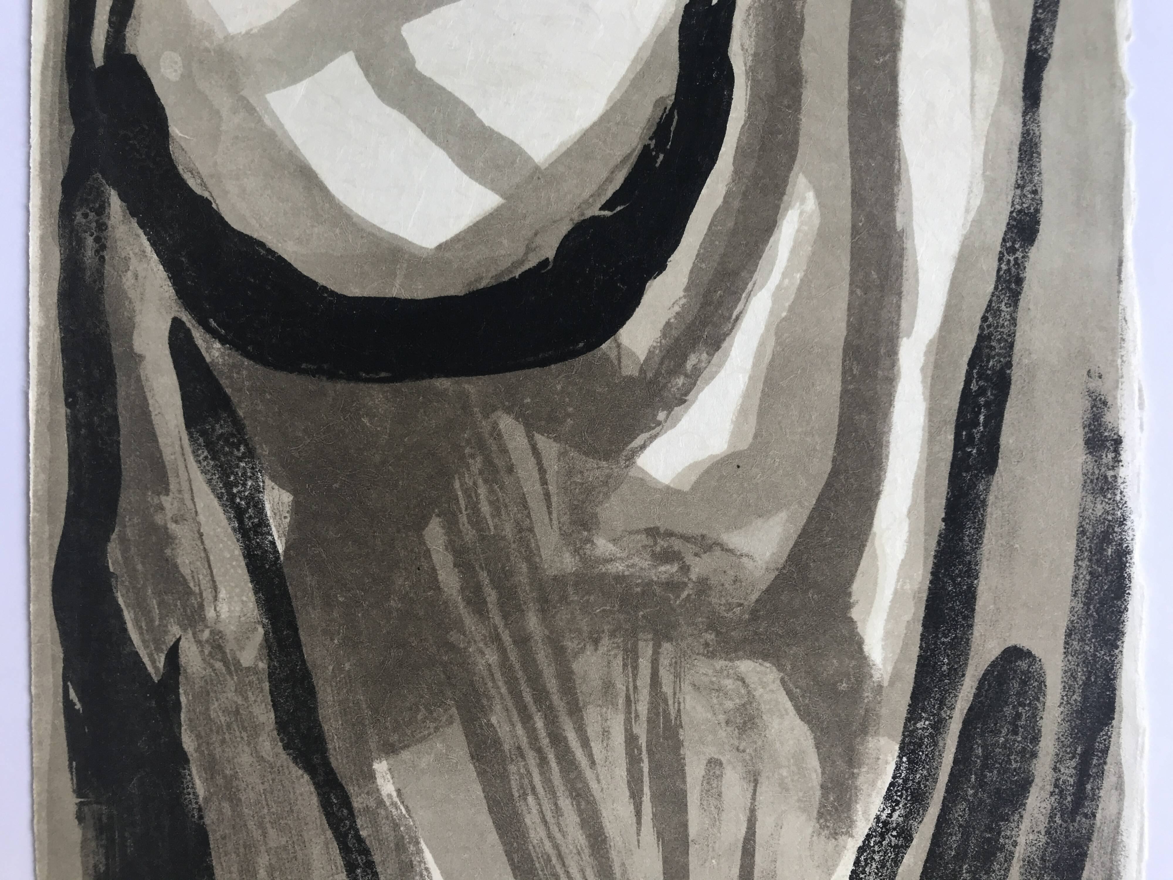 Bram VAN VELDE, Untitled, 1975. Original lithograph signed in pencil