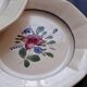 4 assiettes plates vintage Digoin Sarreguemines 9177 – Faïence rose