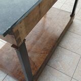 Large Empire period mahogany console table