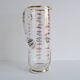 Vintage glass jug, Bohemia Glass, 1960's.