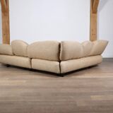 Sculptural Corner Sofa By Wiener Werkstätte, Austria 1970s