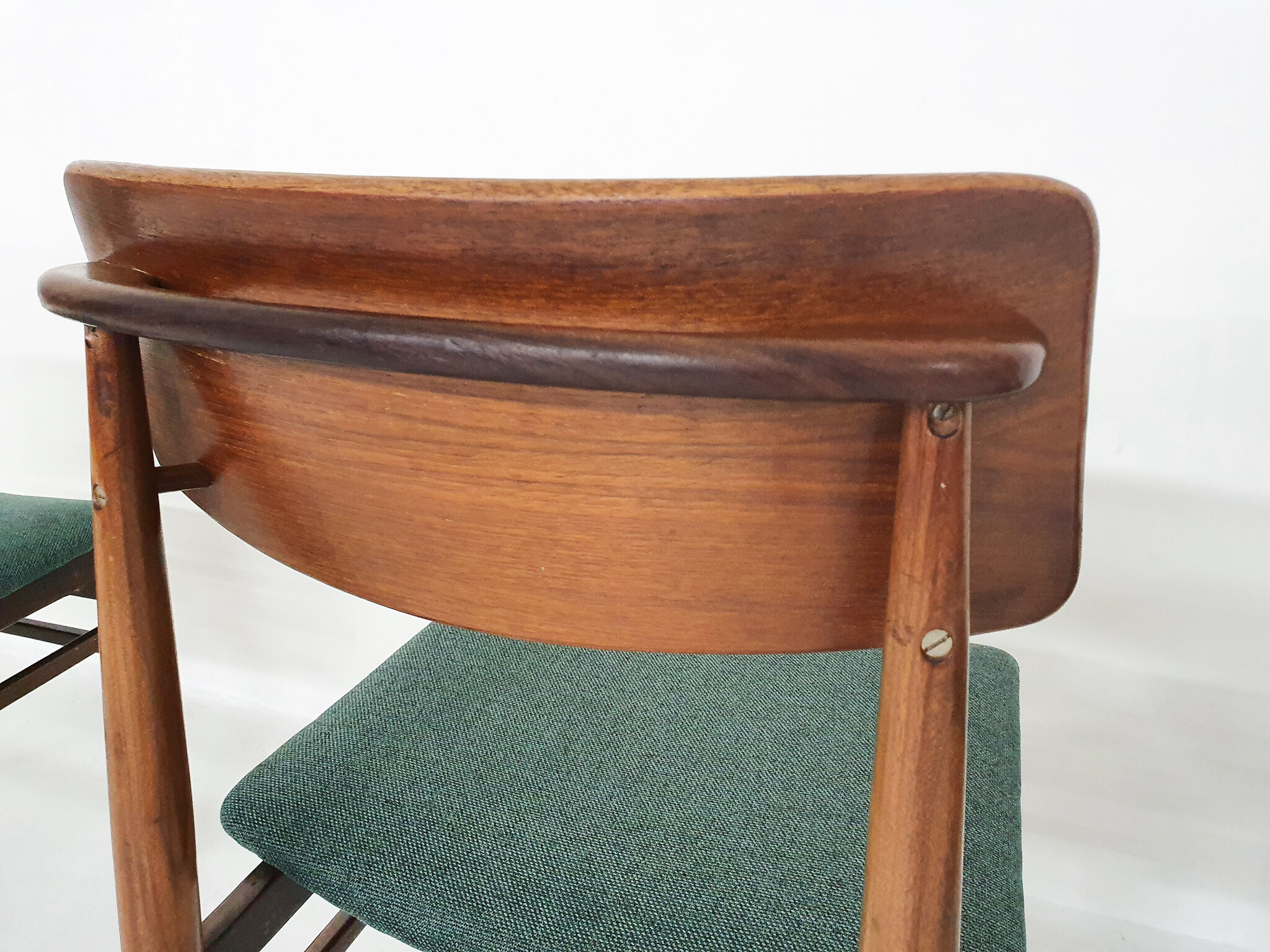 Set of four teak dining chairs by Topform, The Netherlands 1960's