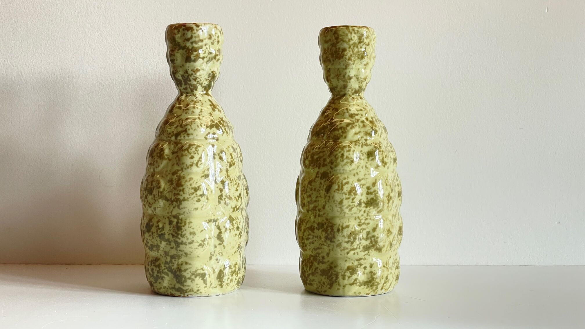 Pair of ceramic vases design broste - denmark