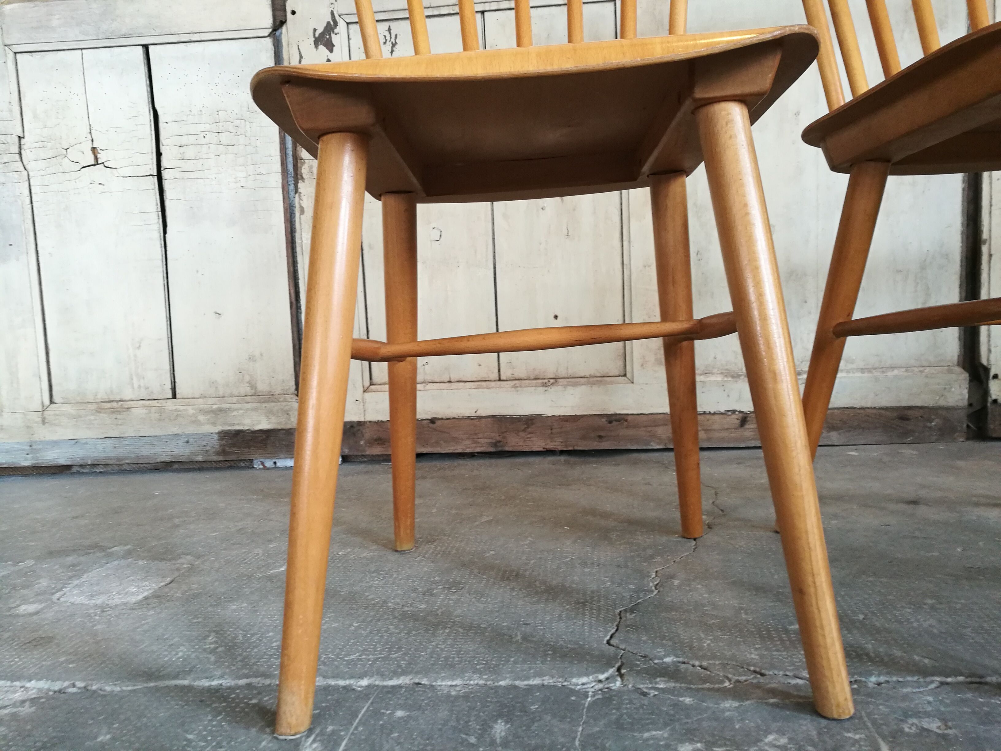 Pair of scandinavian bar chairs