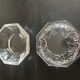 Boîte, bonbonnière en cristal à décor de roses