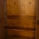 Classic Biedermeier wardrobe made of solid oak around 1840