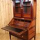 Scriban Bookcase In Solid Mahogany, 18th Century, Louis XVI, Port Furniture