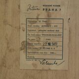Buffet commode U453 jaune 8 tiroirs bois par Jiri Jiroutek pour Interier Praha 1960