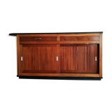 Old craft counter sliding doors