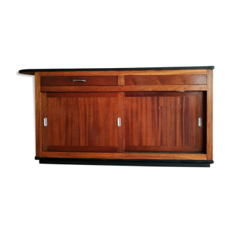 Old craft counter sliding doors