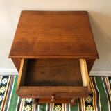 Old oak bedside table