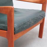 Danish pair of easy chairs by Illum Wikkelsø for Niels Eilersen, 1960s