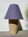 Beige ceramic lamp, Brussels factory, 1990