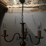 Brass chandelier 3 branches