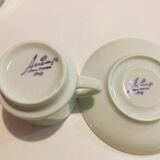 Set 6 cups patterned circles of the 70s Amap Italy- vintage-retro-pop-kitchen