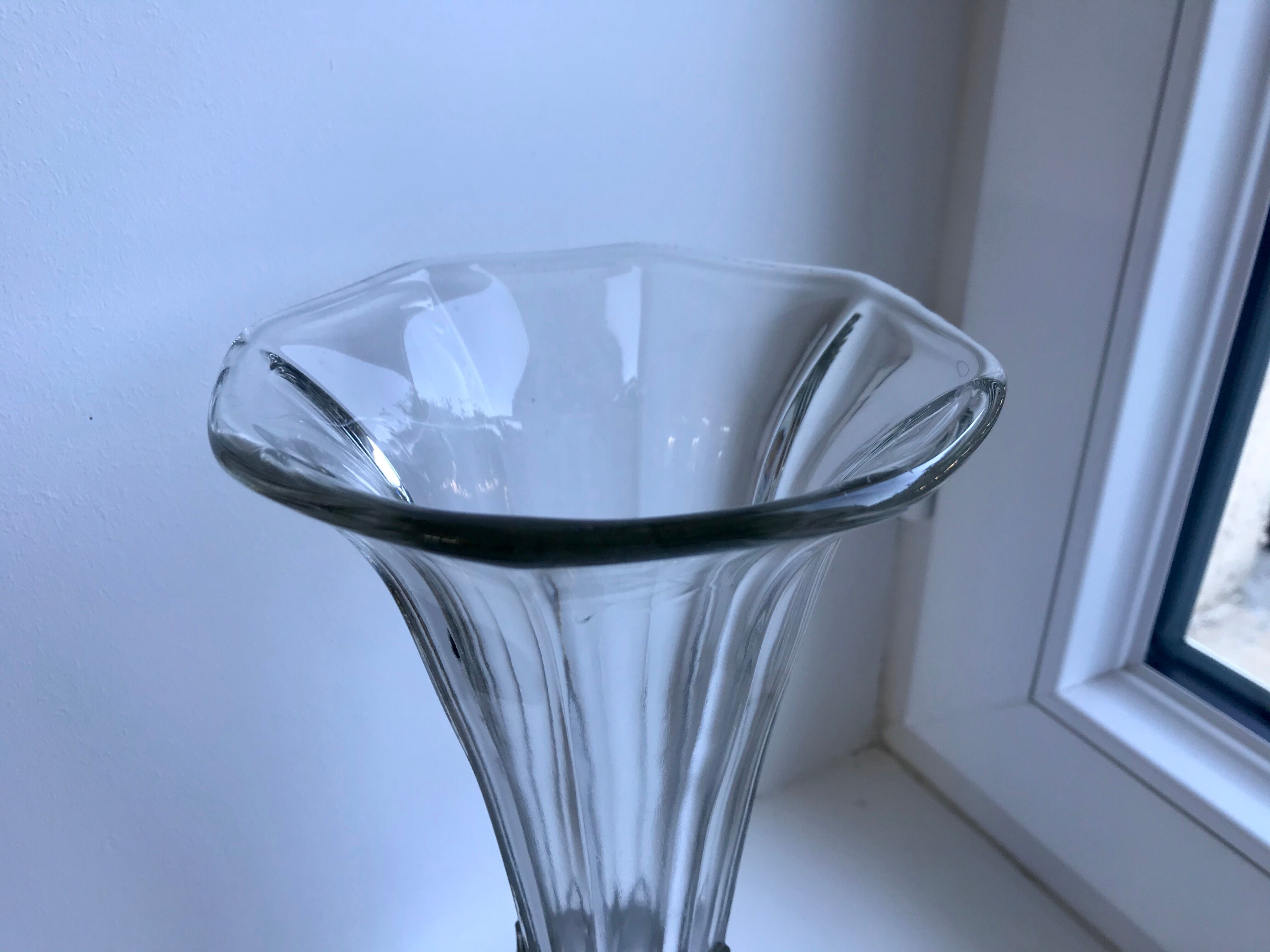 Crystal vase 50s