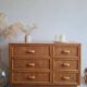 Rattan chest of drawers circa 1960s