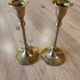 Brass candlesticks