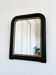 Miroir antique français Louis Philippe – noir et or, fin du 19e siècle