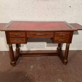 Empire style desk in mahogany and XX century veneer