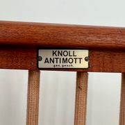 Old vintage teak armchair design Walter Knoll for Knoll Antimott Germany 1960s