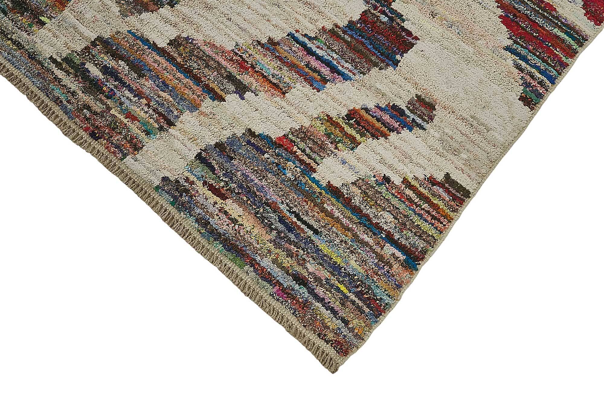 Handwoven Turkish Recycled Boho Rug 243 cm x 330 cm