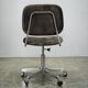 Italian Swivel Office Chair with Chrome Base, 1970s