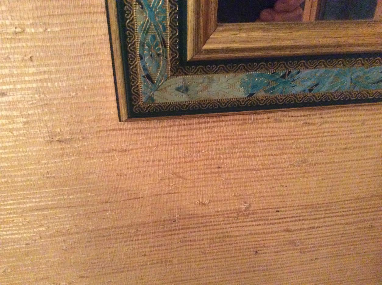 Miroir rectangulaire biseauté en bois 72x52cm