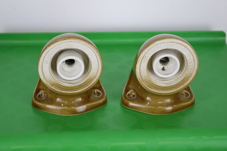 Pair of bathroom sconces Sigvard Bernadotte