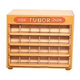 Haberdashery cabinet 'tubor tubca' by porey & fils - belgium 1950's