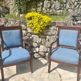Pair of Empire Period Dolphin Armchairs