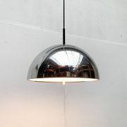 German mid-century dome pendant lamp by Staff Leuchten, 1960s.
