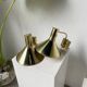 Pair of Hovik Lys brass wall lights Jonas Hidle Denmark